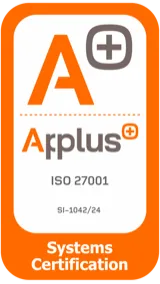 ISO 27001 Information Security certification badge